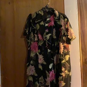 Floral dress with jacket